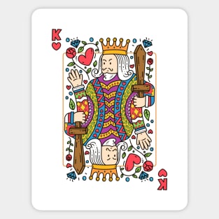 The King of Heart Sticker